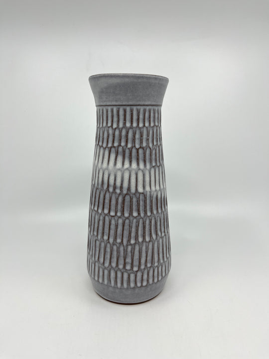 Vase gris à motifs Susan Mackie