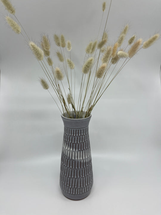 Vase gris à motifs Susan Mackie