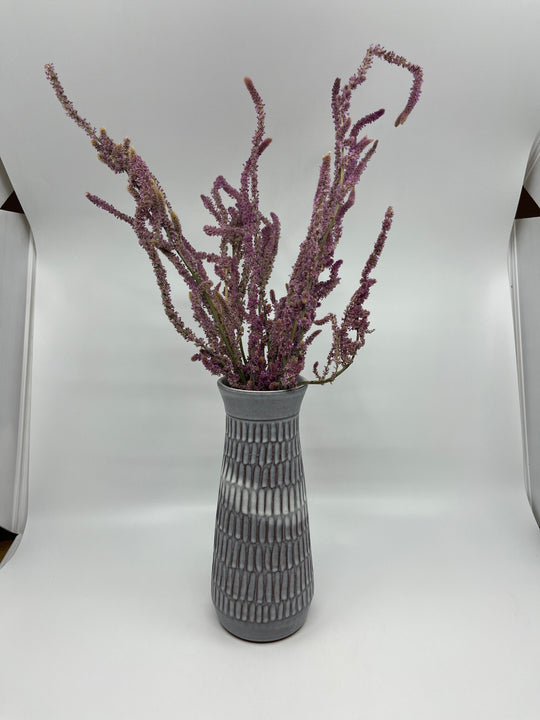 Vase gris à motifs Susan Mackie