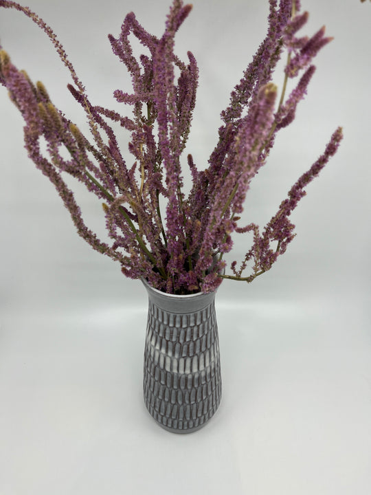 Vase gris à motifs Susan Mackie