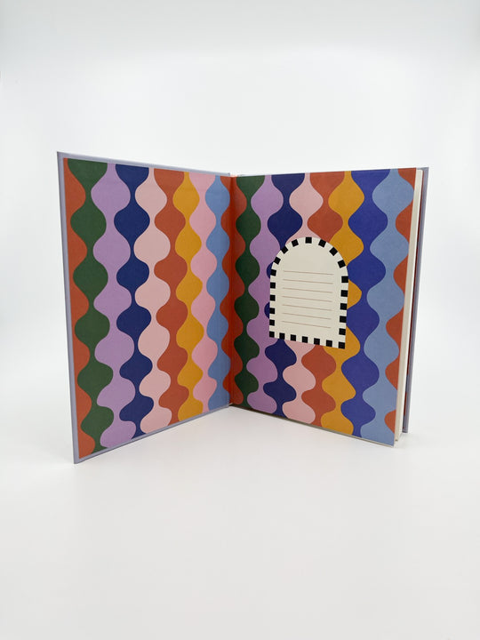 Carnet rigide 192 pages - Colombes & fleurs