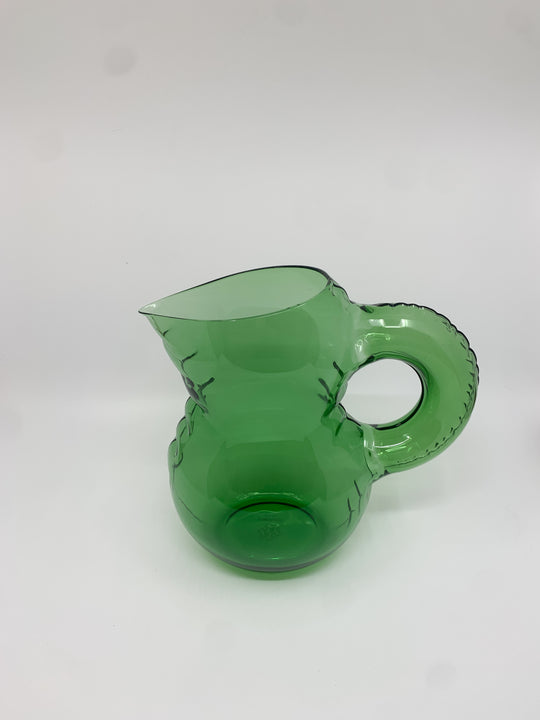 Carafe Emily en verre couleur émeraude