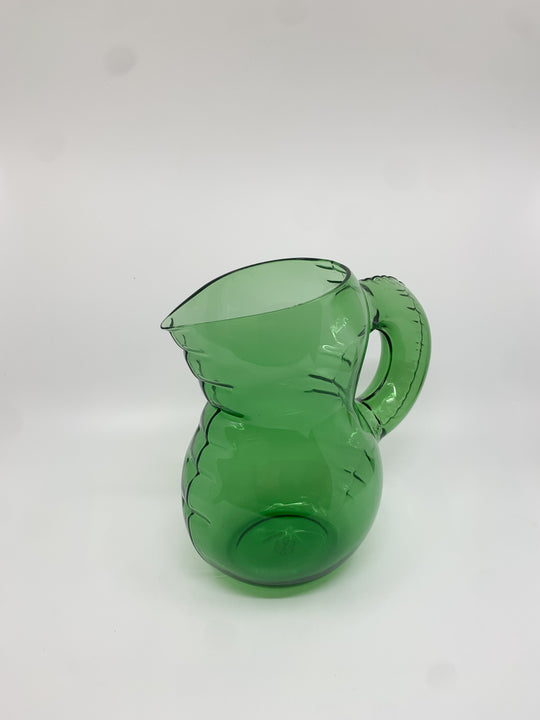 Carafe Emily en verre couleur émeraude