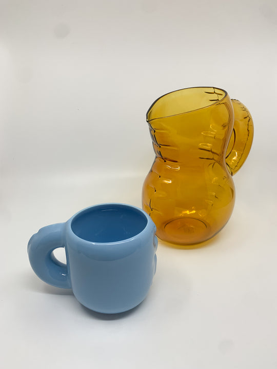 Carafe Emily en verre couleur ambre