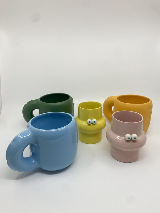 Mug Gaston couleur bleu brillant