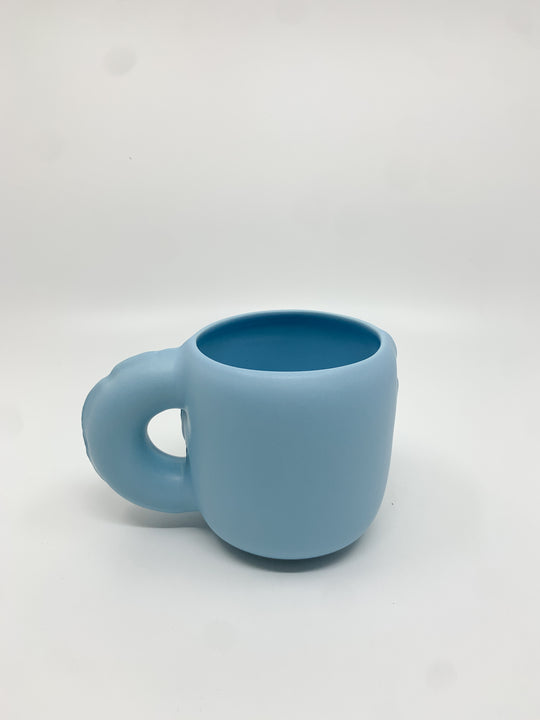 Mug Gaston couleur bleu mat