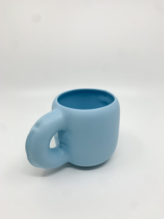 Mug Gaston couleur bleu mat