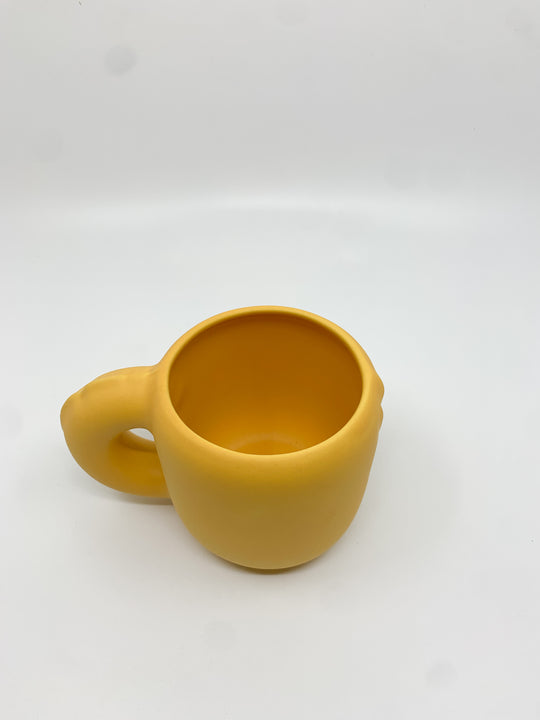 Mug Gaston couleur jaune mat