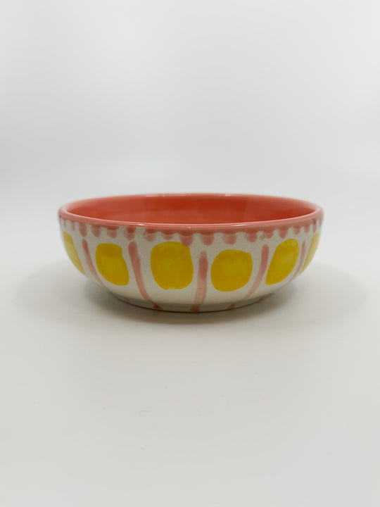Assiette à râper taille M couleur JAUNE/ROSE