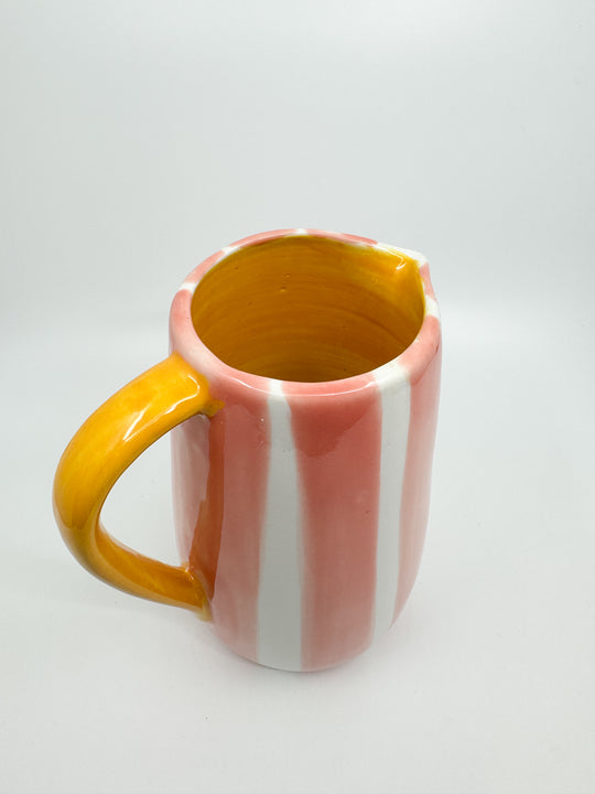 Carafe Tierra Cocida Jaune et rose