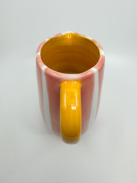 Carafe Tierra Cocida Jaune et rose