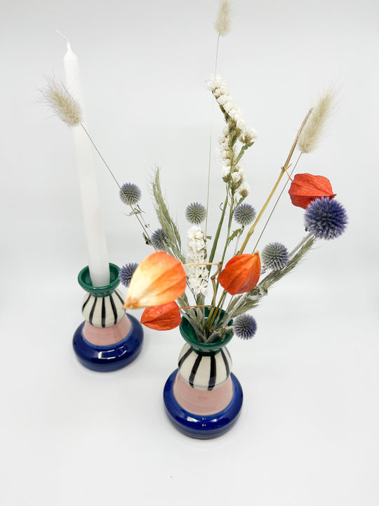 Bougeoir Circa modèle 1 - Les Fleurs Sauvages - bougeoir