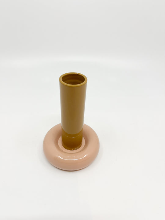 Bougeoir Donut taille L couleur Sienne
