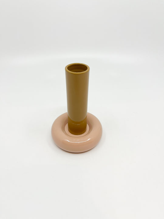 Bougeoir Donut taille L couleur Sienne