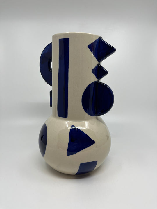 Carafe Graphique en céramique Bleu