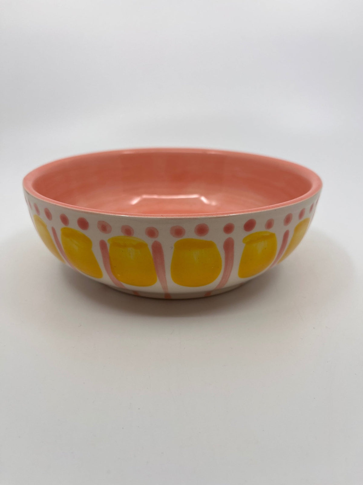Assiette à râper taille M couleur JAUNE/ROSE - Les Fleurs Sauvages - assiette à râper