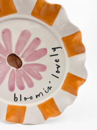 Assiette CG Bloomin - Les Fleurs Sauvages - assiette