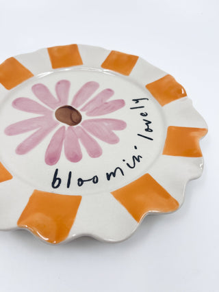 Assiette CG Bloomin - Les Fleurs Sauvages - assiette