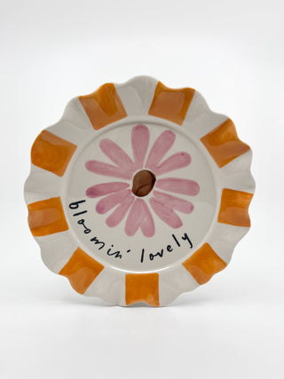 Assiette CG Bloomin - Les Fleurs Sauvages - assiette