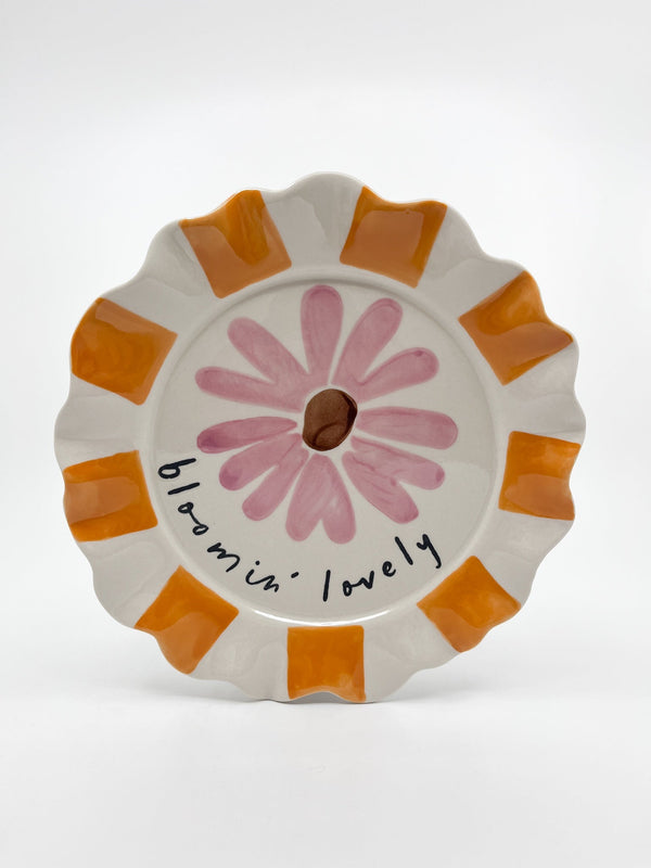 Assiette CG Bloomin - Les Fleurs Sauvages - assiette