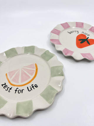 Assiette CG zest - Les Fleurs Sauvages - assiette
