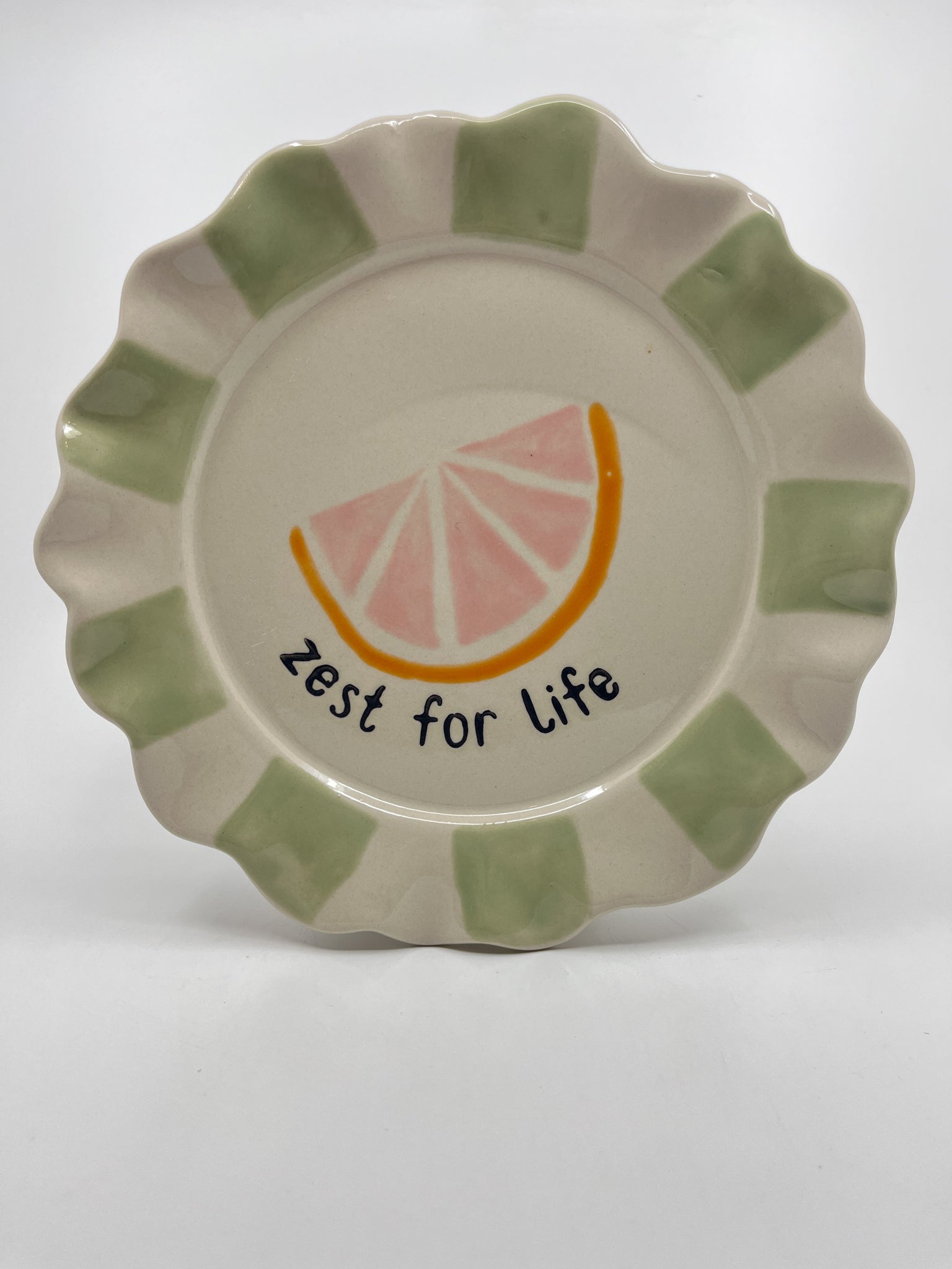 Assiette CG zest - Les Fleurs Sauvages - assiette