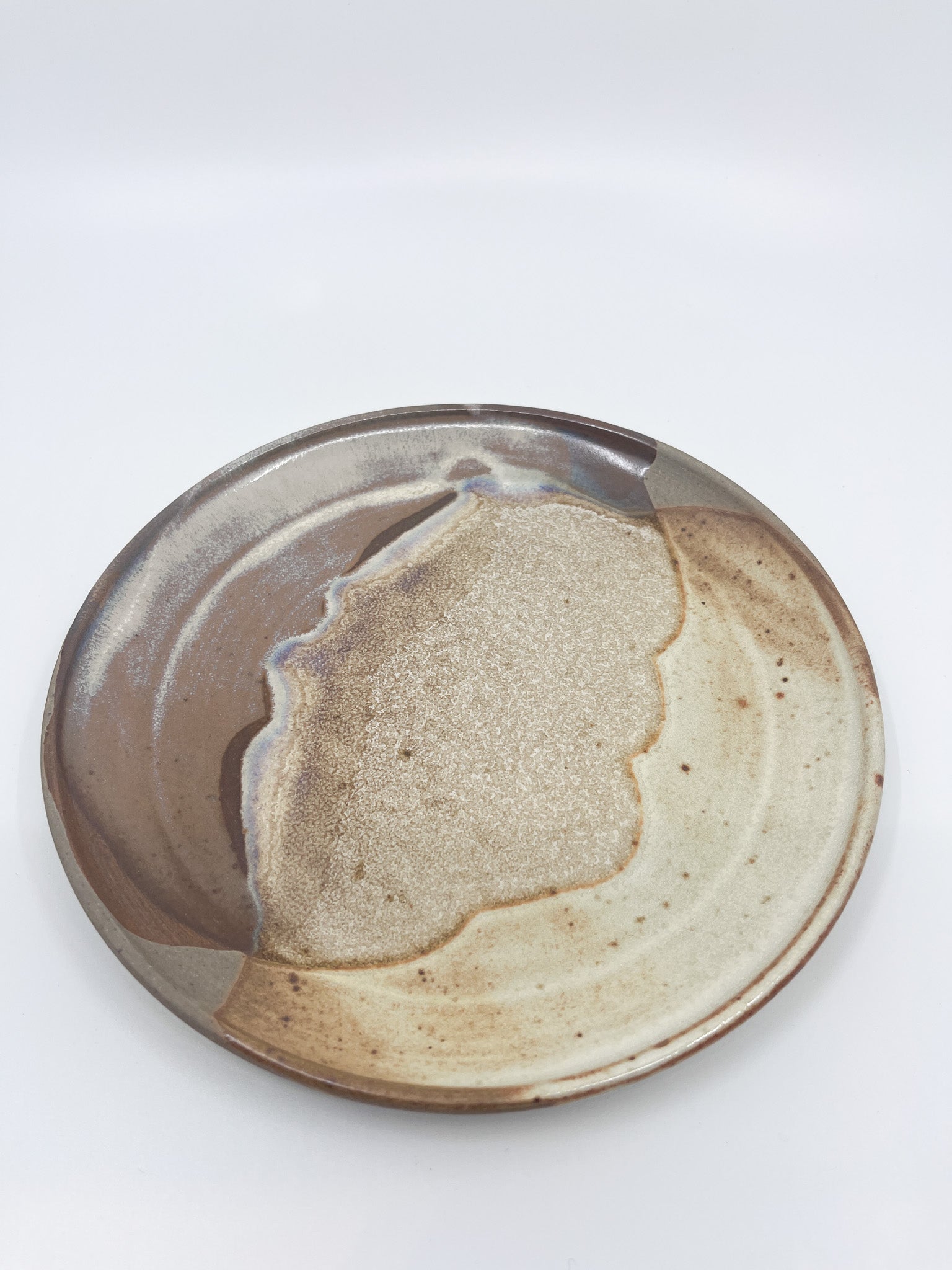 Assiette M Poterie des Guimards - Les Fleurs Sauvages - 
