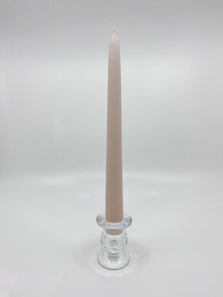 Bougeoir en verre Bloom transparent chic six modèles