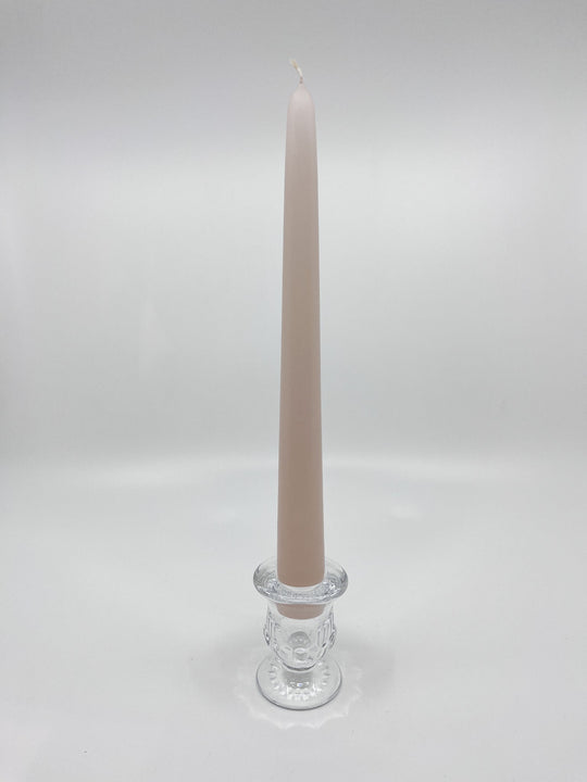 Bougeoir en verre Bloom transparent chic six modèles