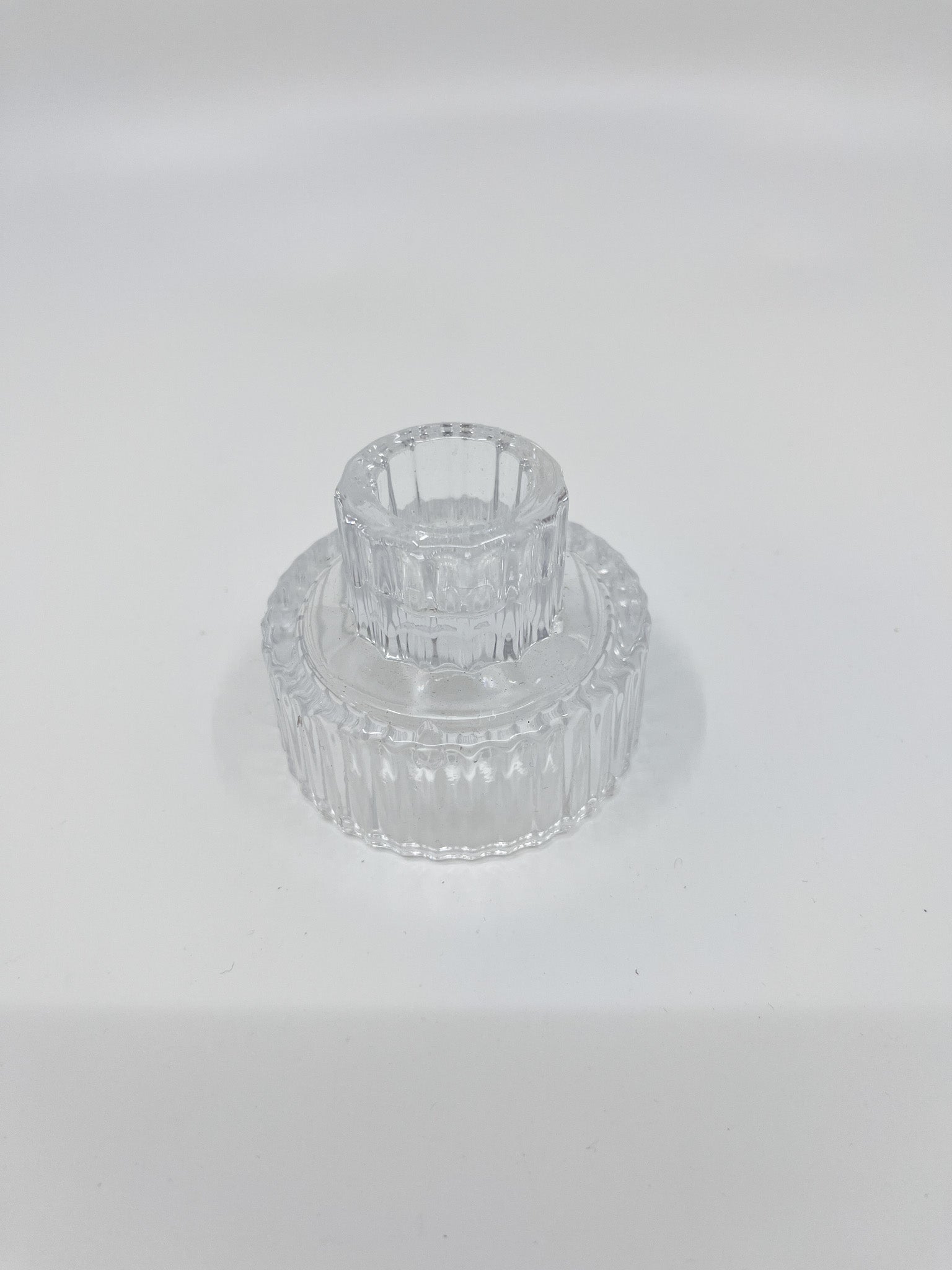 Bougeoir en verre Bloom transparent chic six modèles