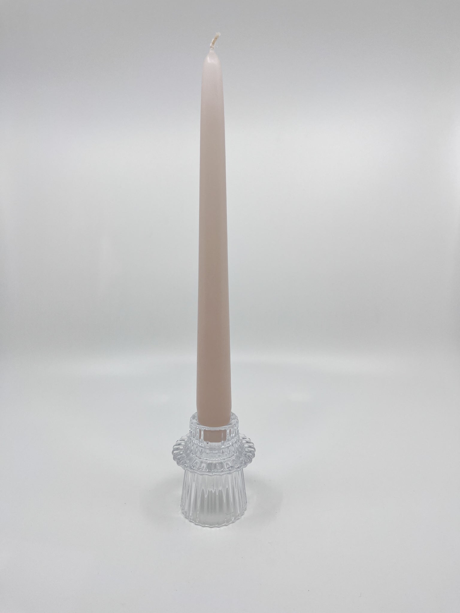 Bougeoir en verre Bloom transparent chic six modèles