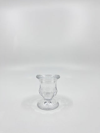 Bougeoir en verre Bloom transparent chic six modèles