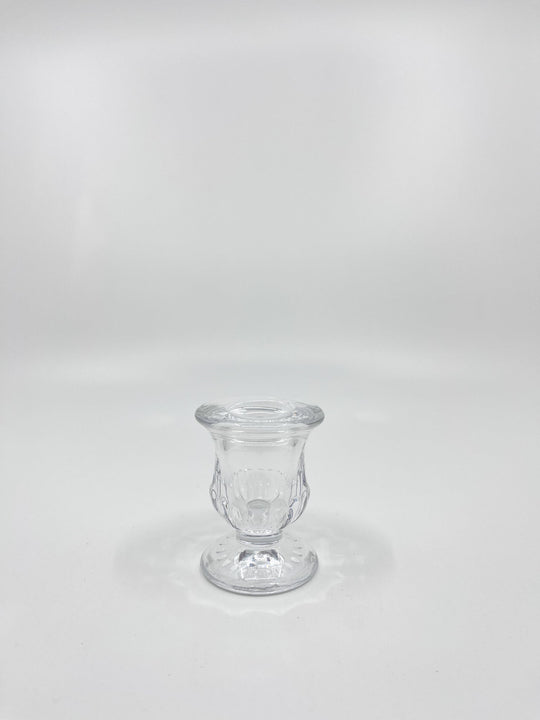 Bougeoir en verre Bloom transparent chic six modèles