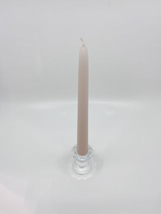 Bougeoir en verre Bloom transparent chic six modèles