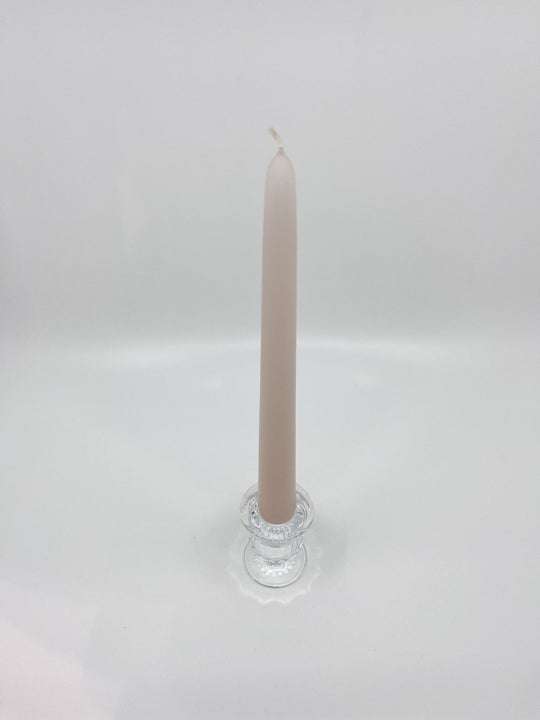 Bougeoir en verre Bloom transparent chic six modèles