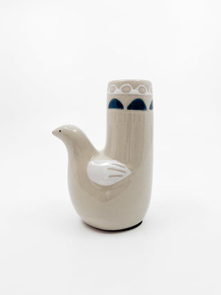 Bougeoir Oiseau de paradis blanc - Les Fleurs Sauvages - bougeoir