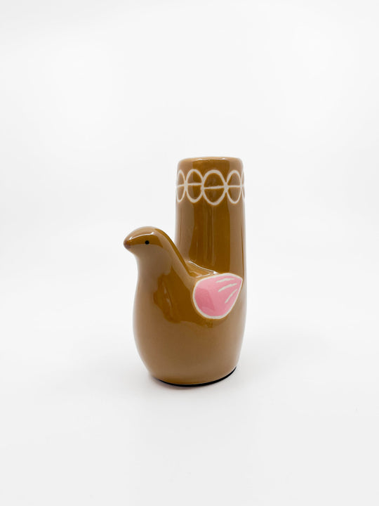 Bougeoir Oiseau de paradis blanc - Les Fleurs Sauvages - bougeoir