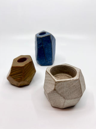 Bougeoir rocher - Les Fleurs Sauvages - bougeoir