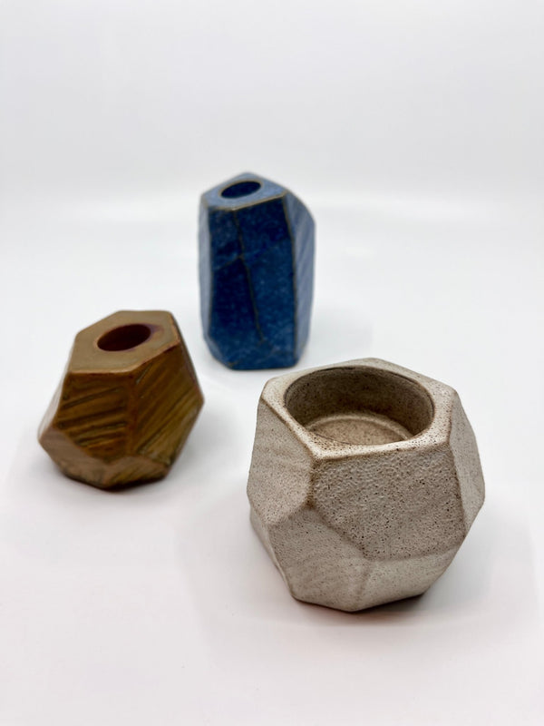 Bougeoir rocher - Les Fleurs Sauvages - bougeoir