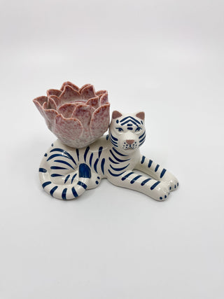 Bougeoir Tigre - Les Fleurs Sauvages - bougeoir