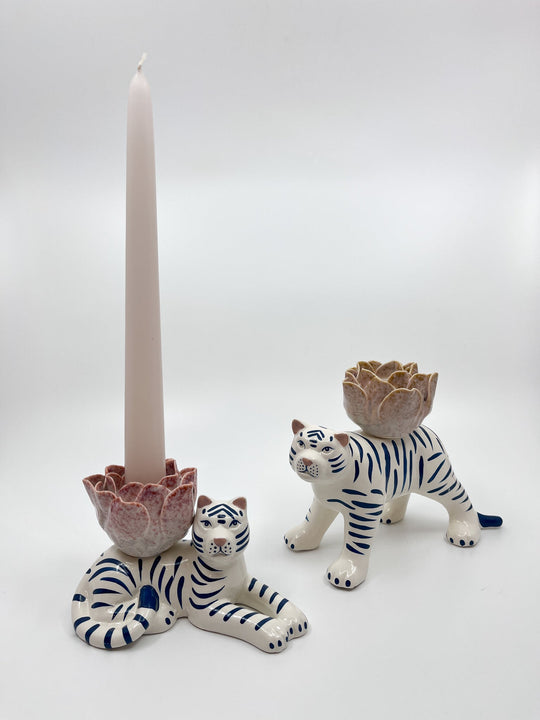 Bougeoir Tigre - Les Fleurs Sauvages - bougeoir