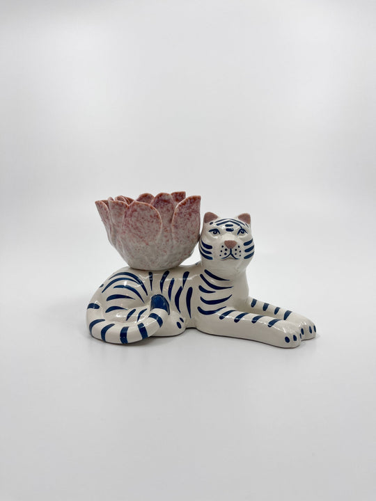 Bougeoir Tigre - Les Fleurs Sauvages - bougeoir