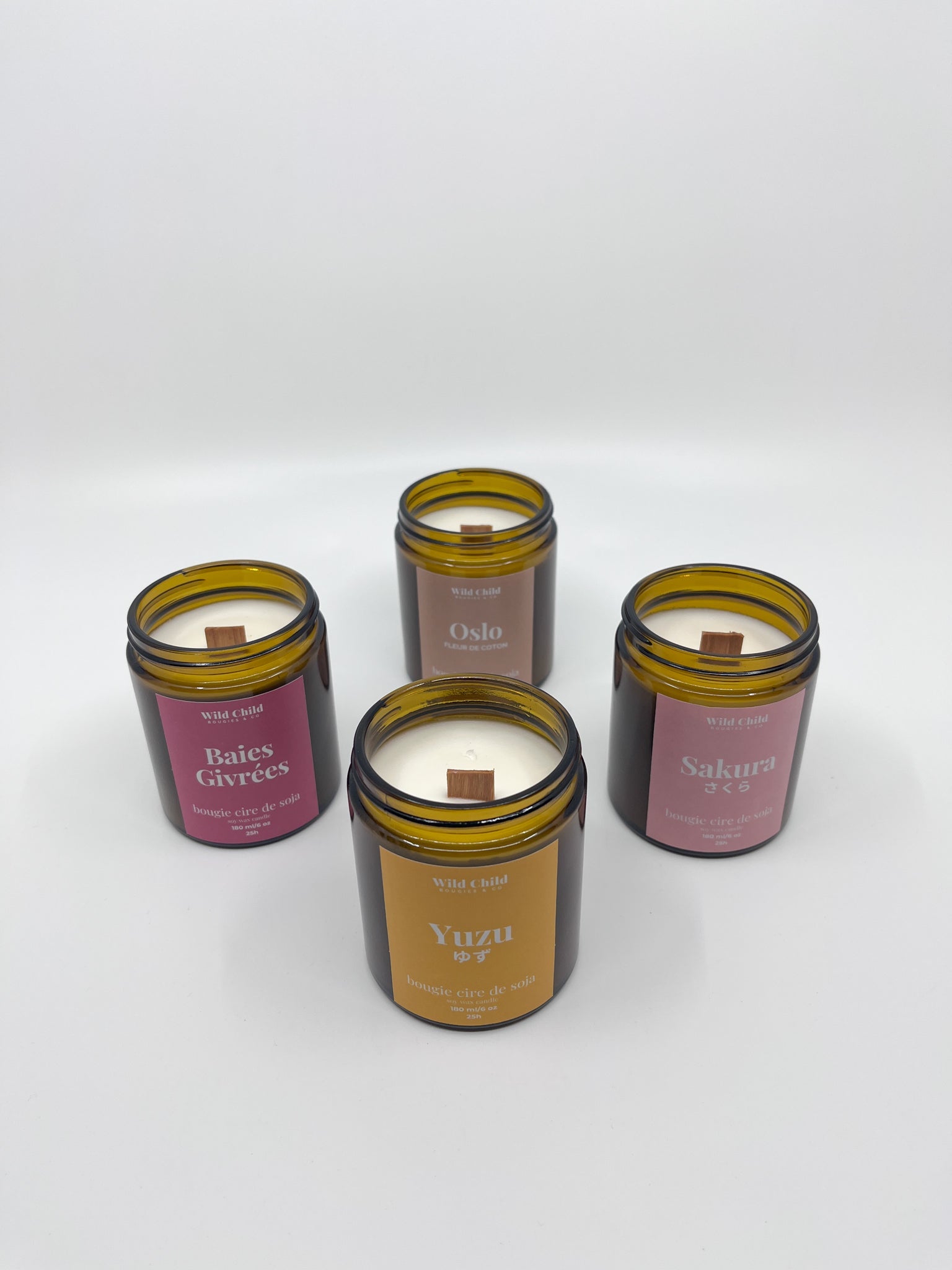 Bougie parfumées - Les Fleurs Sauvages - bougie