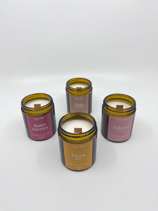Bougie parfumées - Les Fleurs Sauvages - bougie
