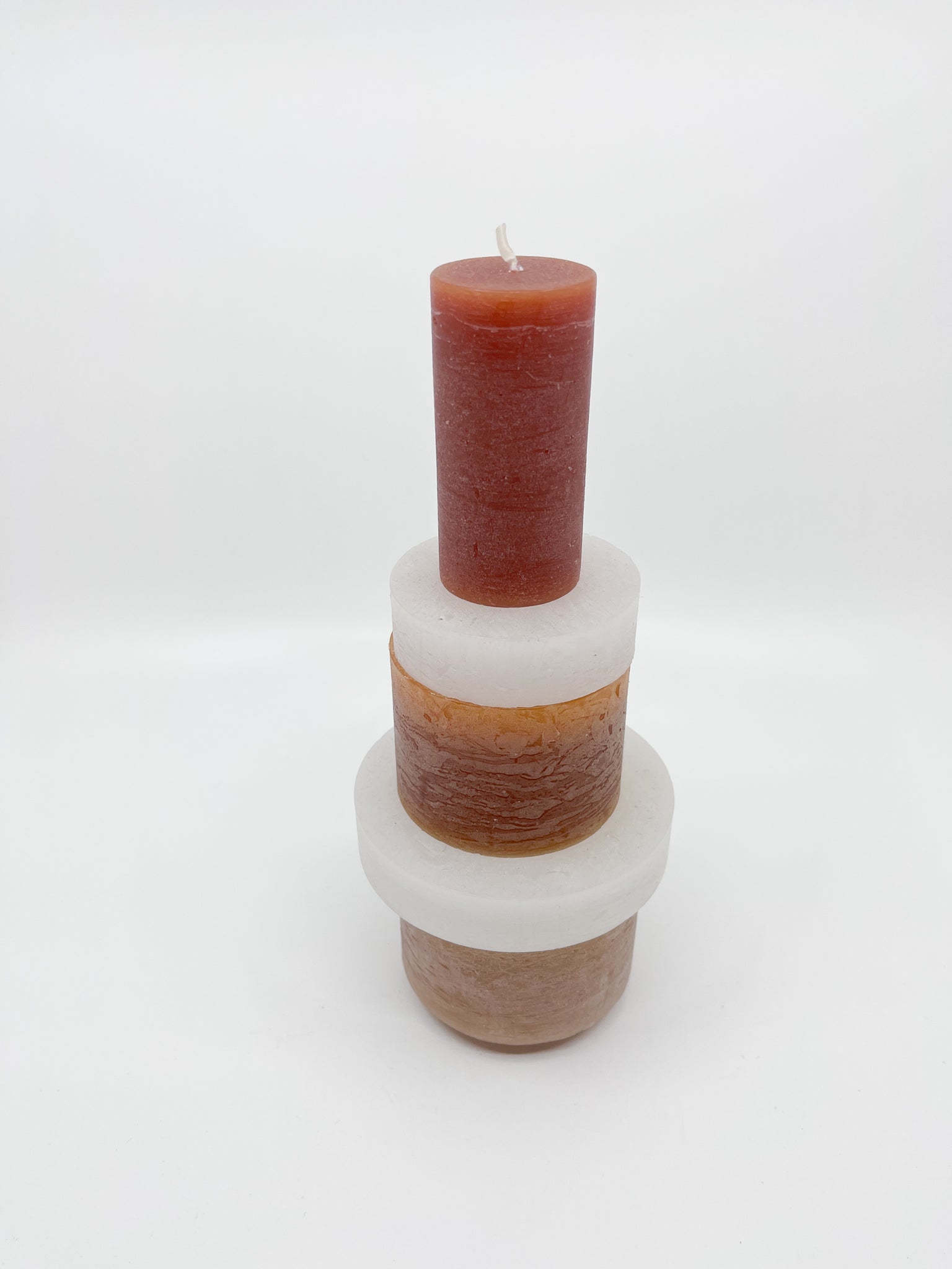 Bougie Stan Taille M Beige - Les Fleurs Sauvages - bougie