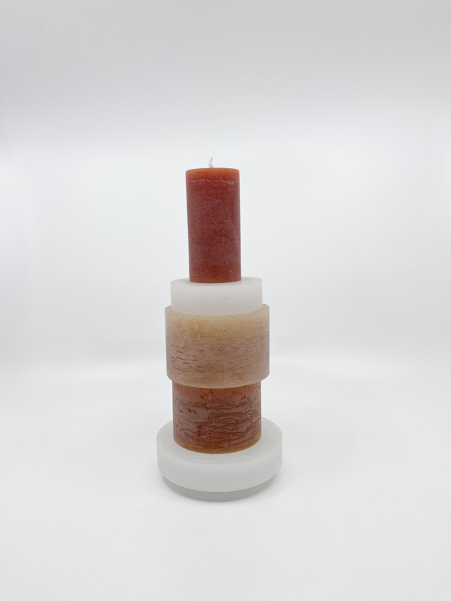 Bougie Stan Taille M Beige - Les Fleurs Sauvages - bougie