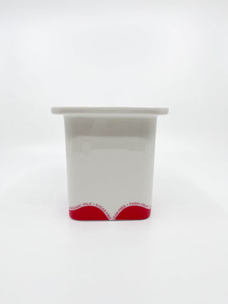 Cache - pot yaourt à la fraise Fluid - Les Fleurs Sauvages - cache pot