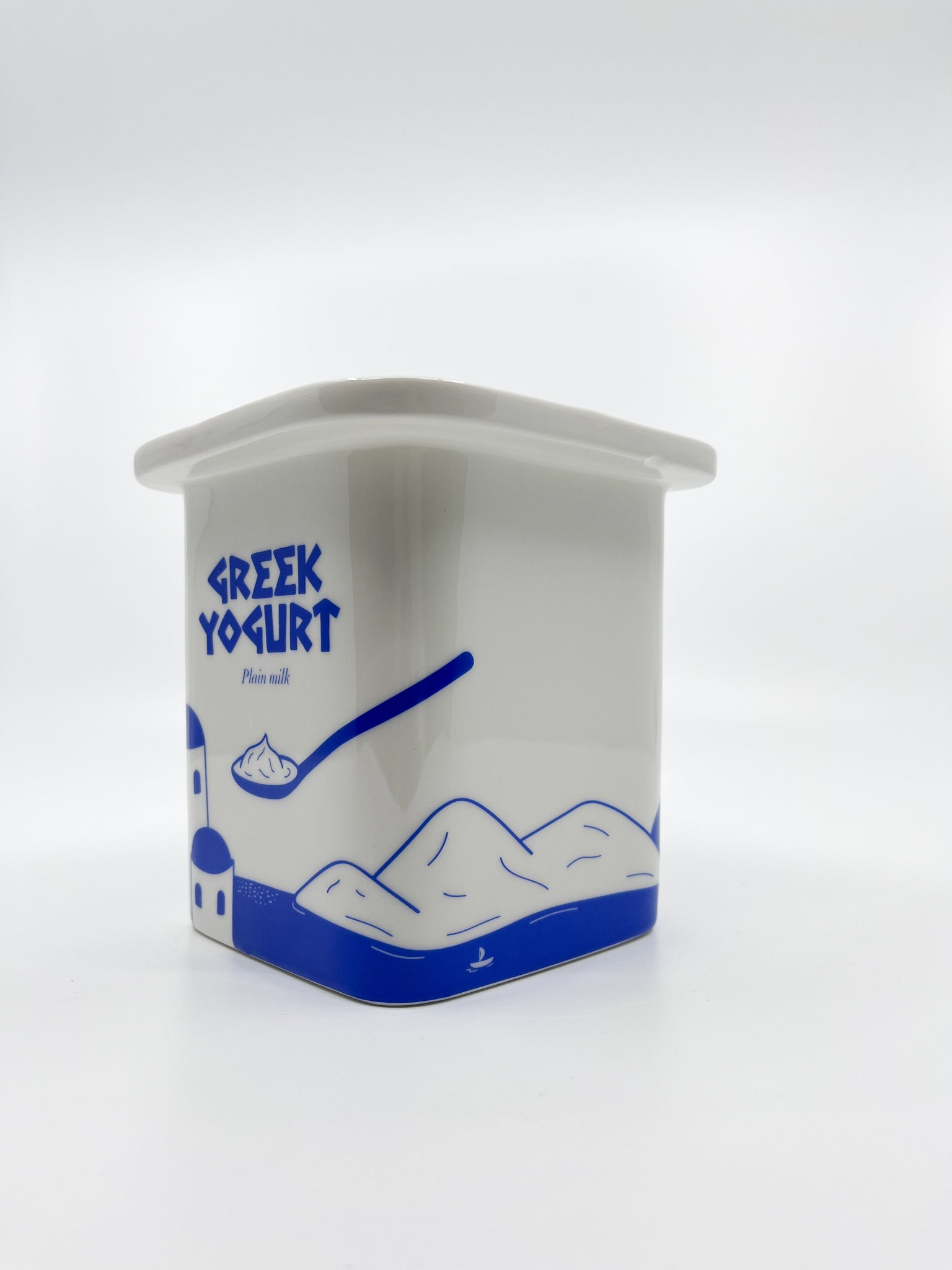 Cache - pot yaourt grec Fluid - Les Fleurs Sauvages - cache pot