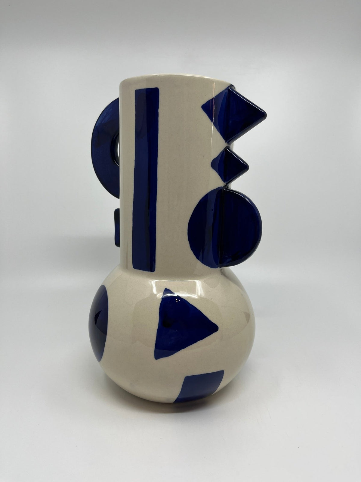 Carafe Graphique en céramique Bleu - Les Fleurs Sauvages - carafe