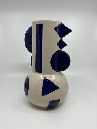 Carafe Graphique en céramique Bleu - Les Fleurs Sauvages - carafe